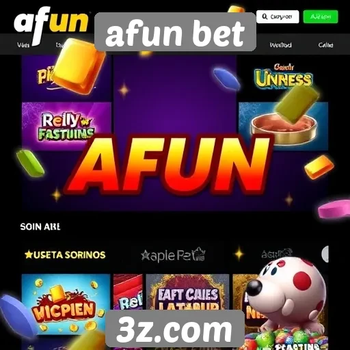 Opções de jogos disponíveis no site afun bet